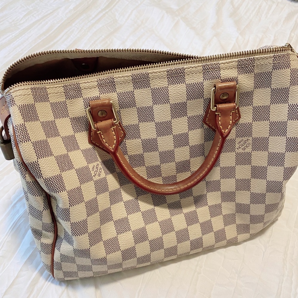 Authentic Damier Azur Louis Vuitton Speedy 30